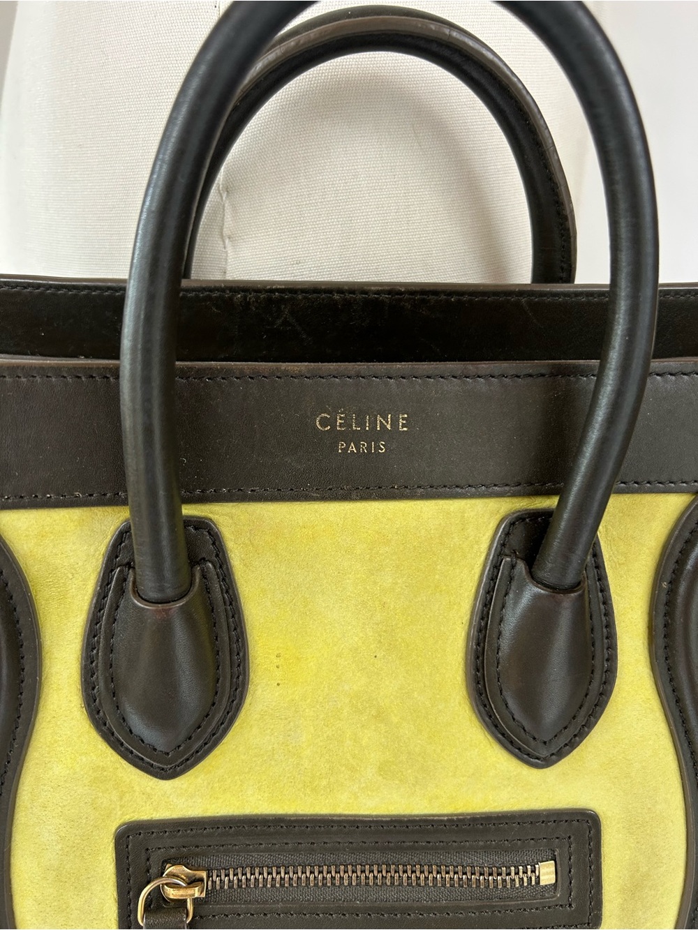 Céline Nano Mini Luggage Tricolor Tote - Picture 10 of 16